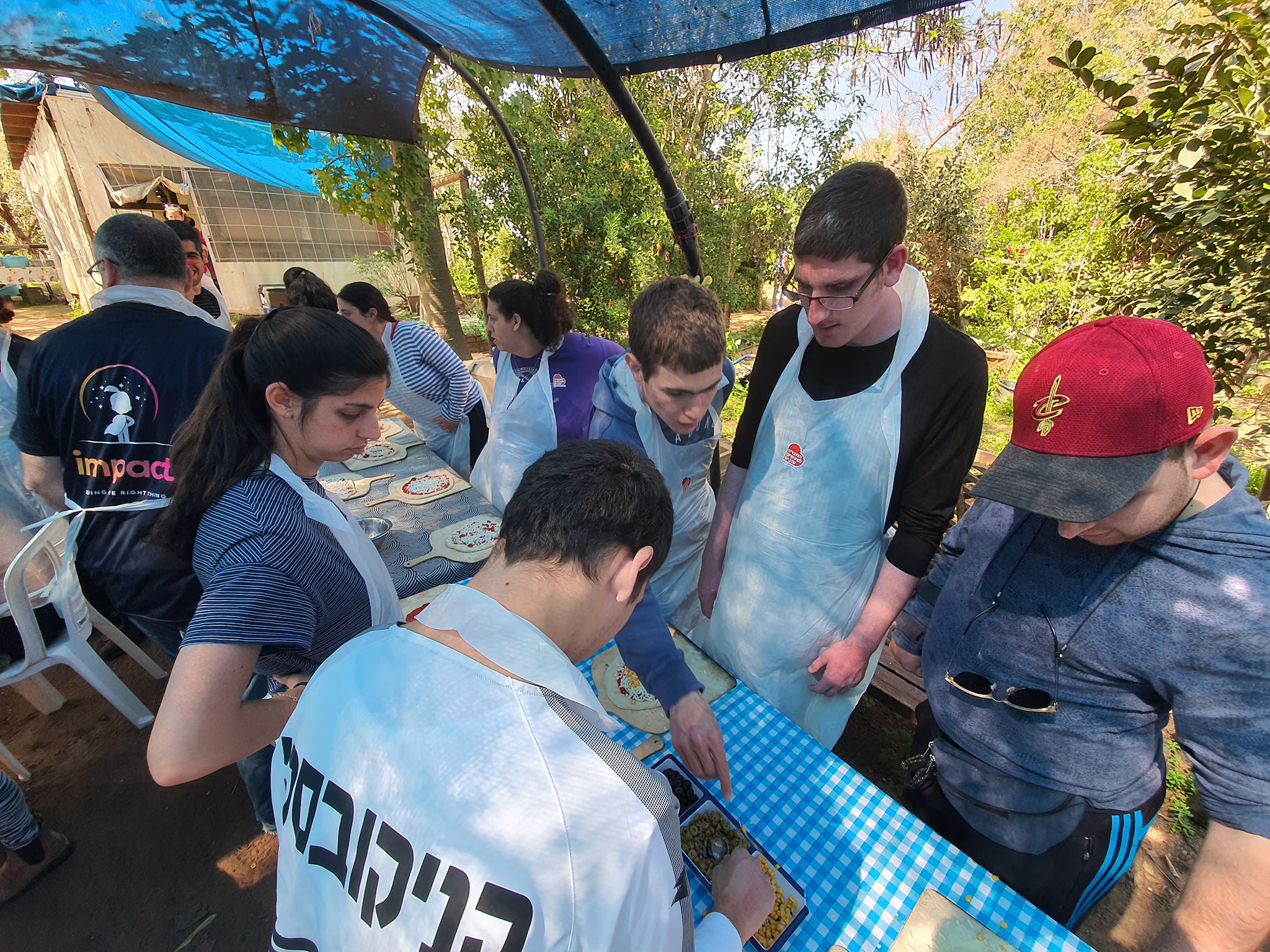סדנת פיצה בחוות יבולים
