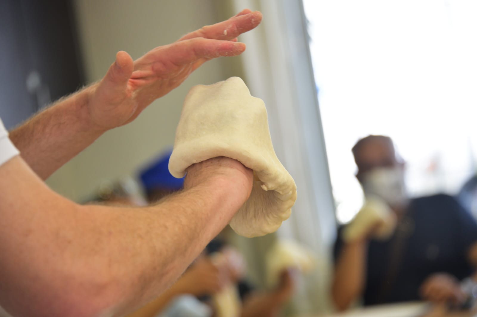 סדנת פיצה לקבוצת נכי צה"ל בירושלים