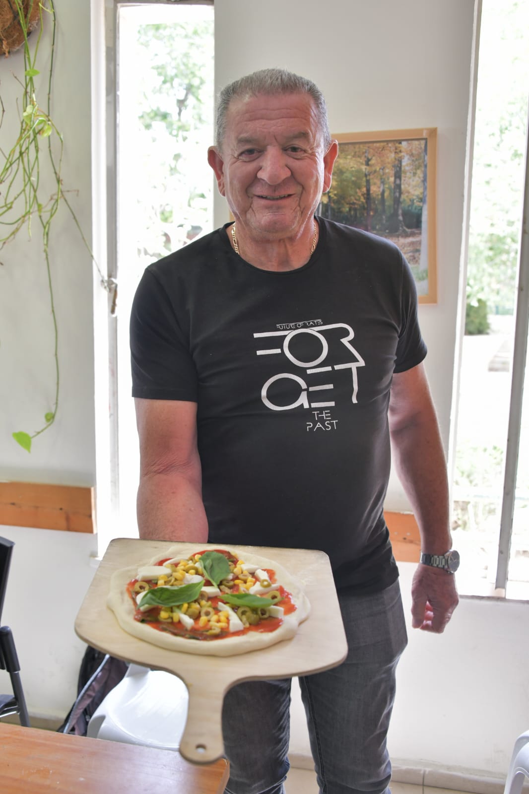 סדנת פיצה לקבוצת נכי צה"ל בירושלים