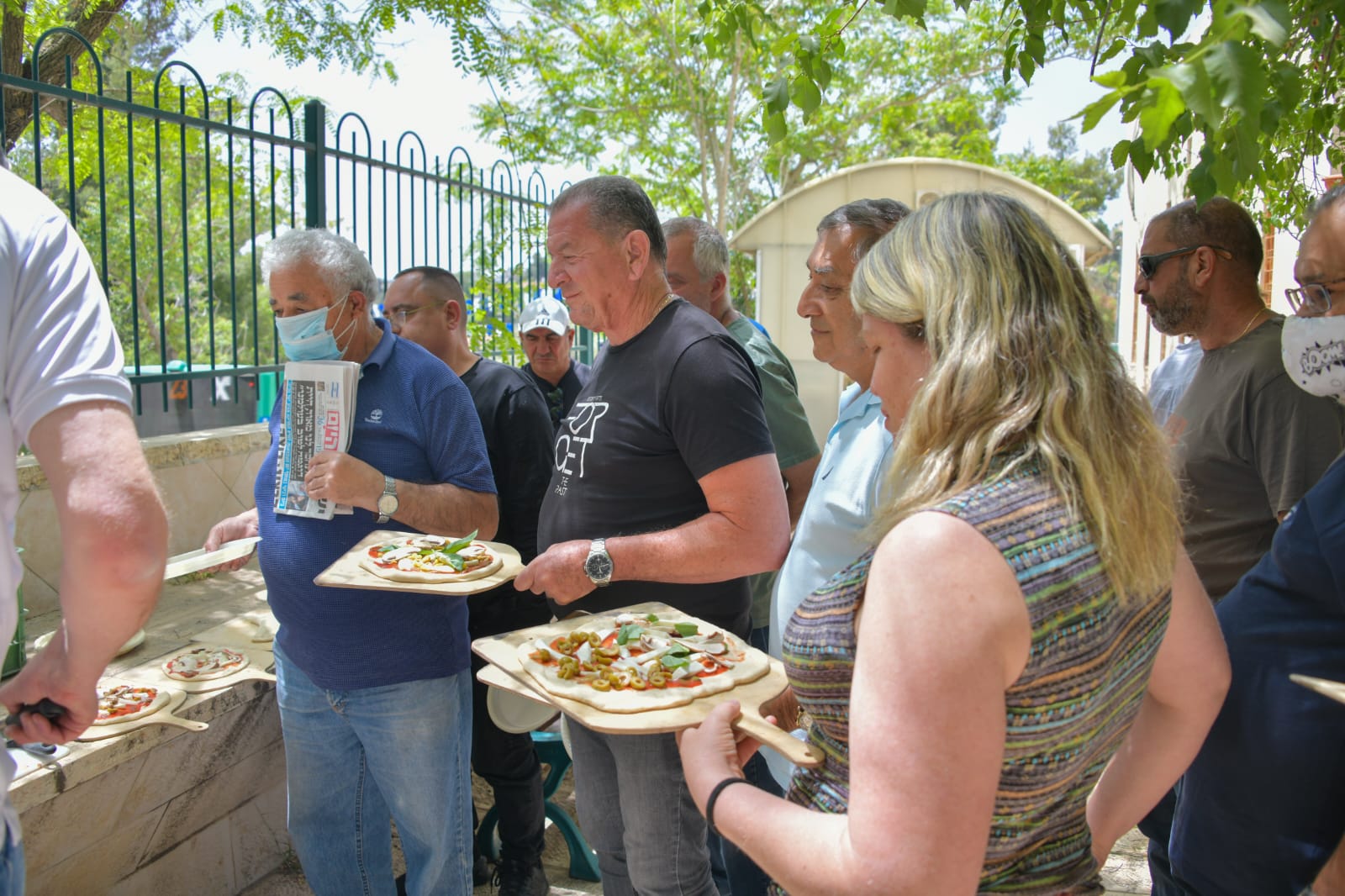 סדנת פיצה לקבוצת נכי צה"ל בירושלים