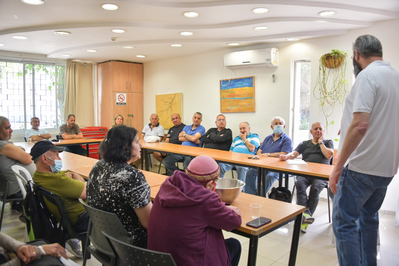 סדנת פיצה לקבוצת נכי צה"ל בירושלים