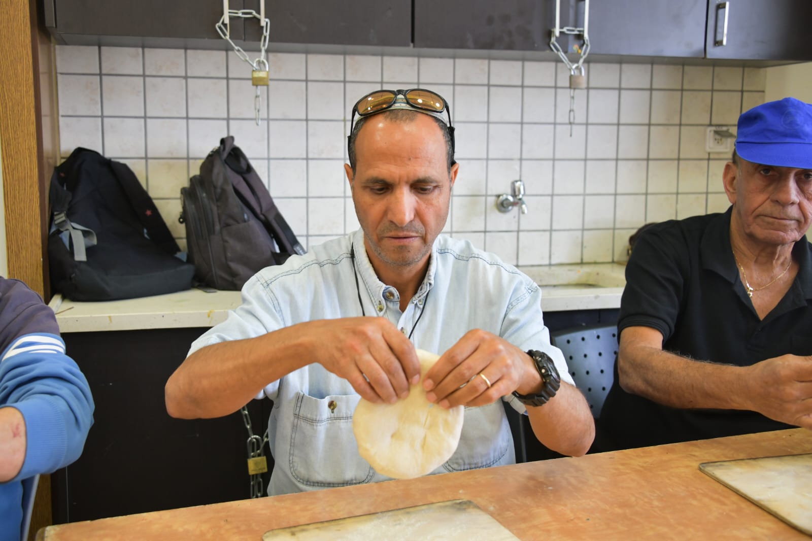 סדנת פיצה לקבוצת נכי צה"ל בירושלים