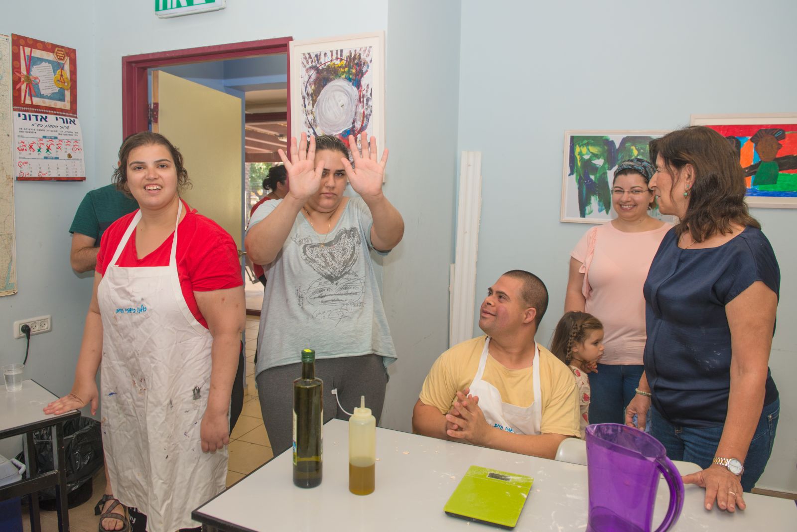 סדנת פיצה במכללה לכישורי חיים