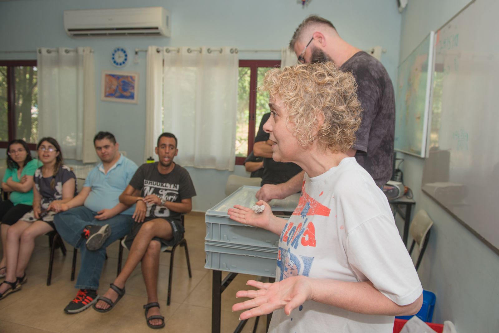 סדנת פיצה במכללה לכישורי חיים