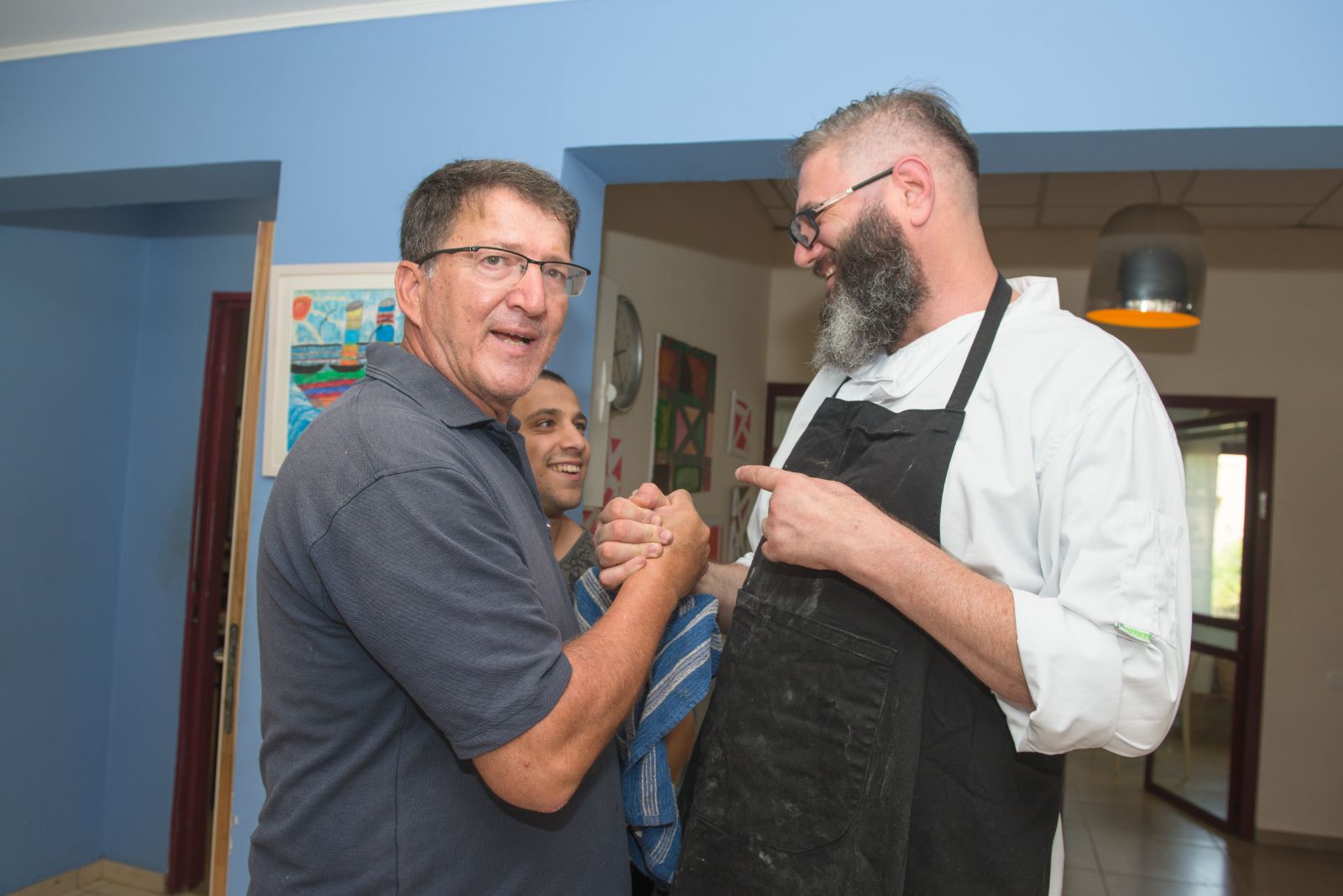 סדנת פיצה במכללה לכישורי חיים