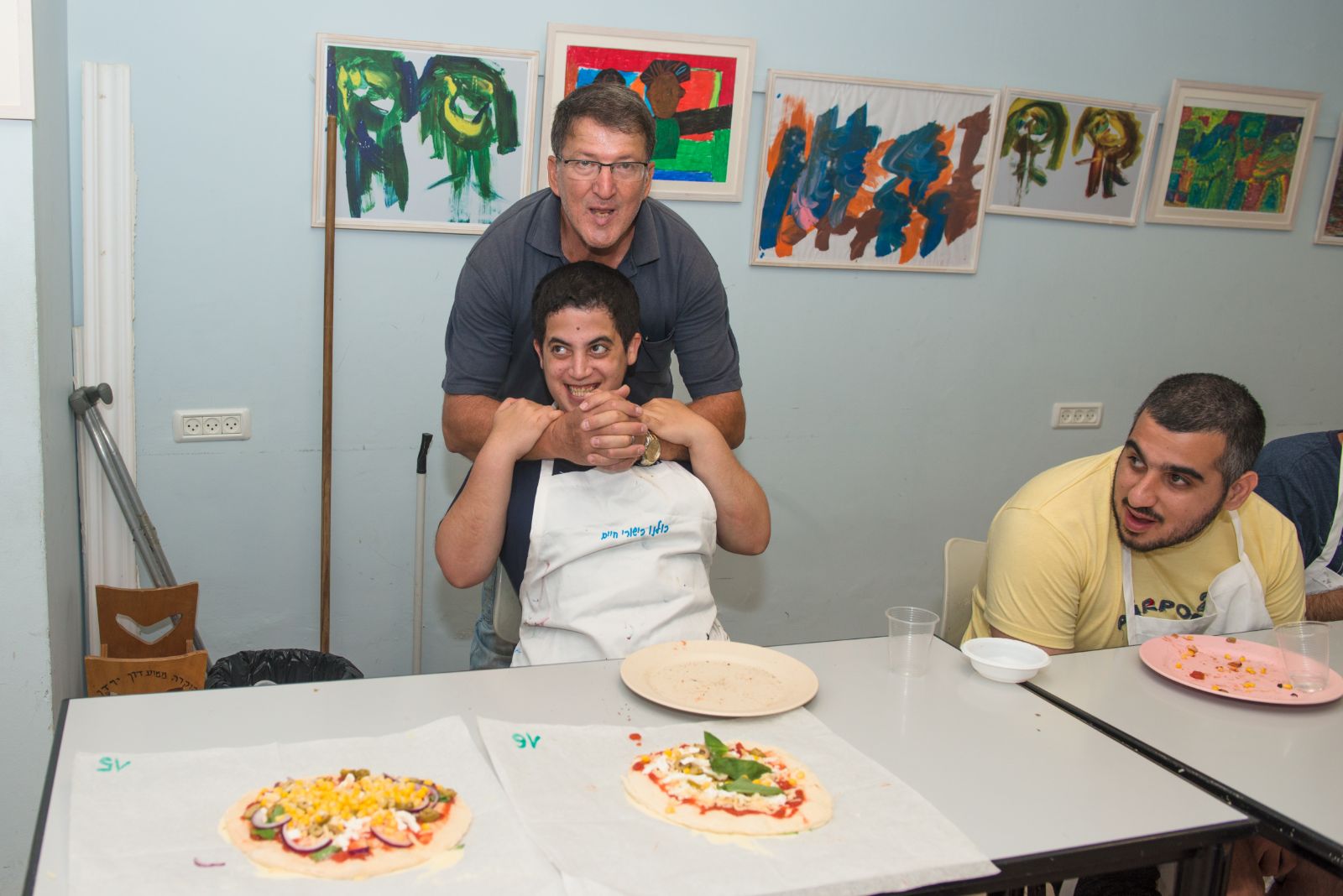 סדנת פיצה במכללה לכישורי חיים