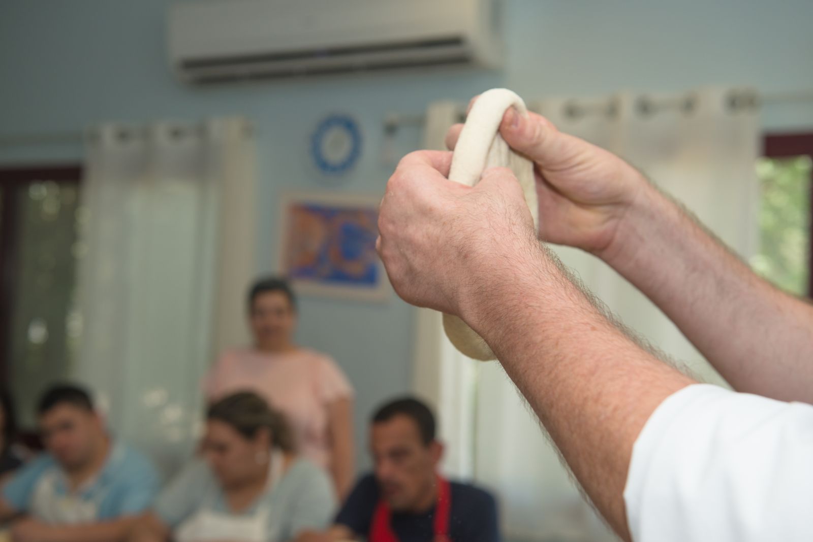 סדנת פיצה במכללה לכישורי חיים