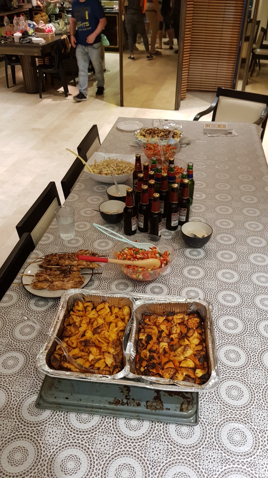 מוצ"ש על האש בבית החיילים הבודדים