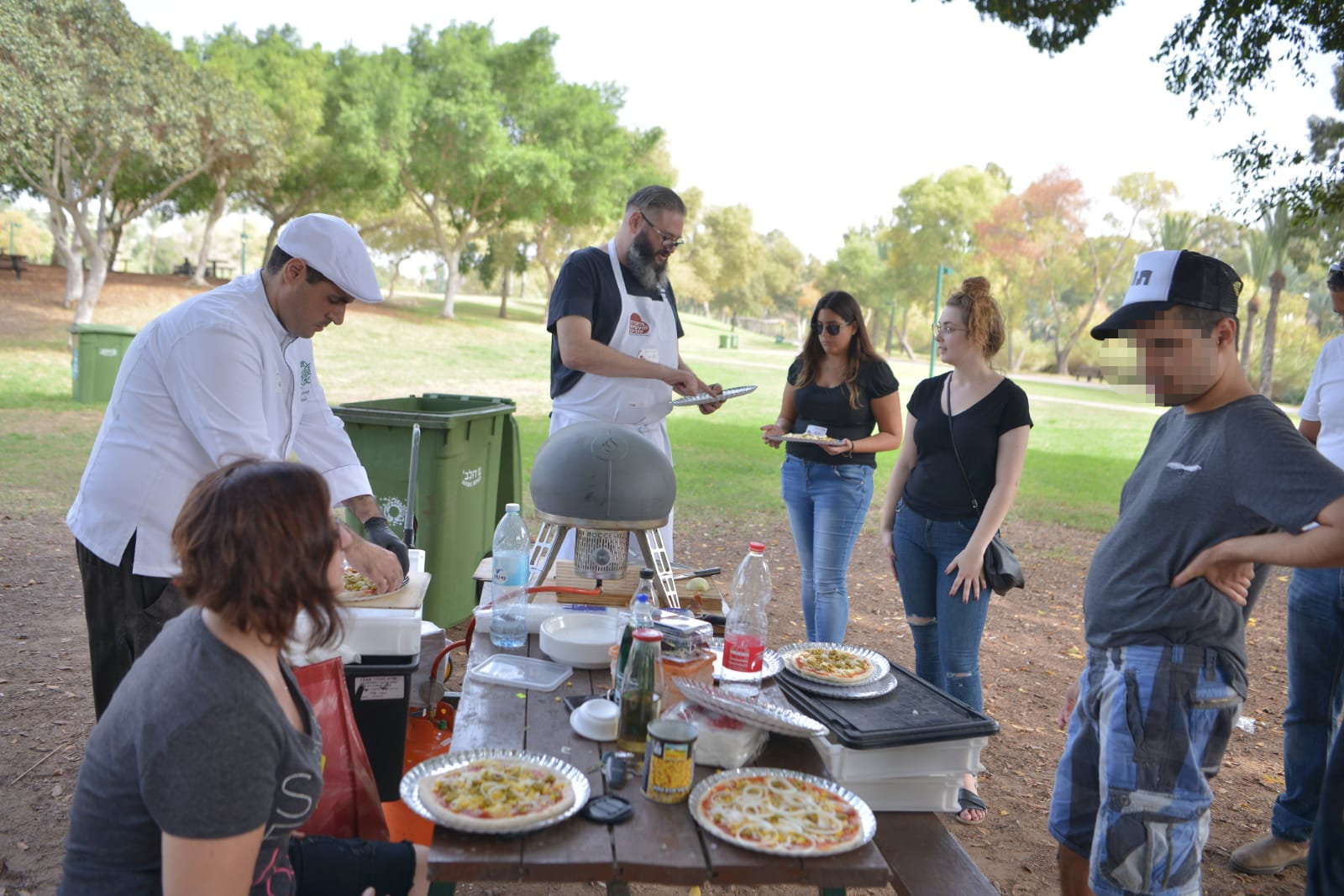פיצה עם חניכי בית אקשטיין בטבע