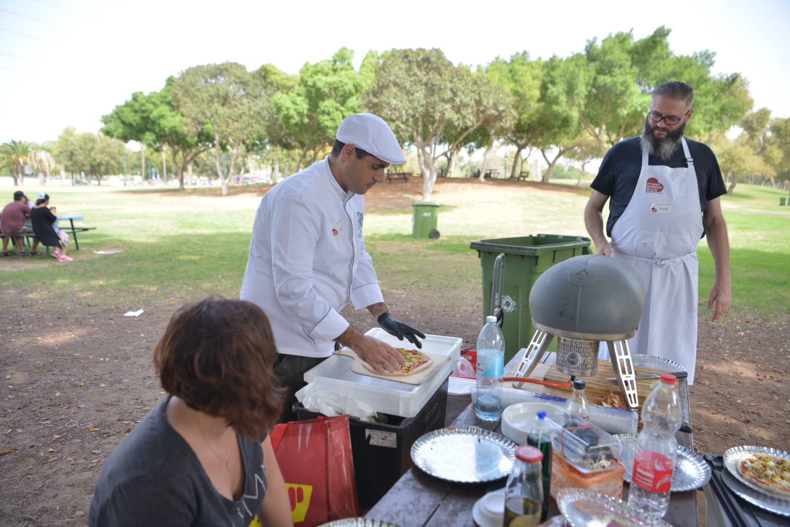 פיצה עם חניכי בית אקשטיין בטבע