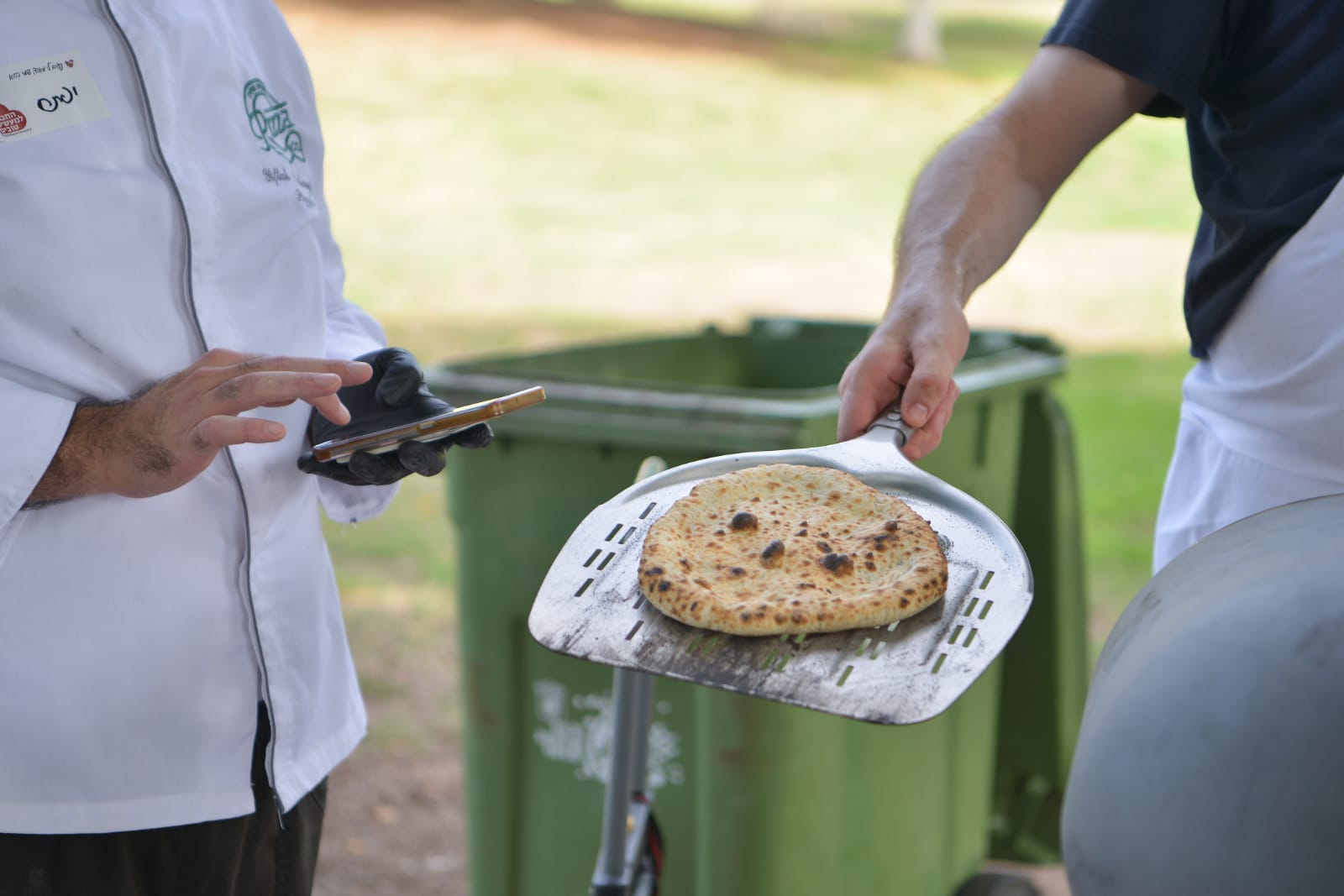 פיצה עם חניכי בית אקשטיין בטבע