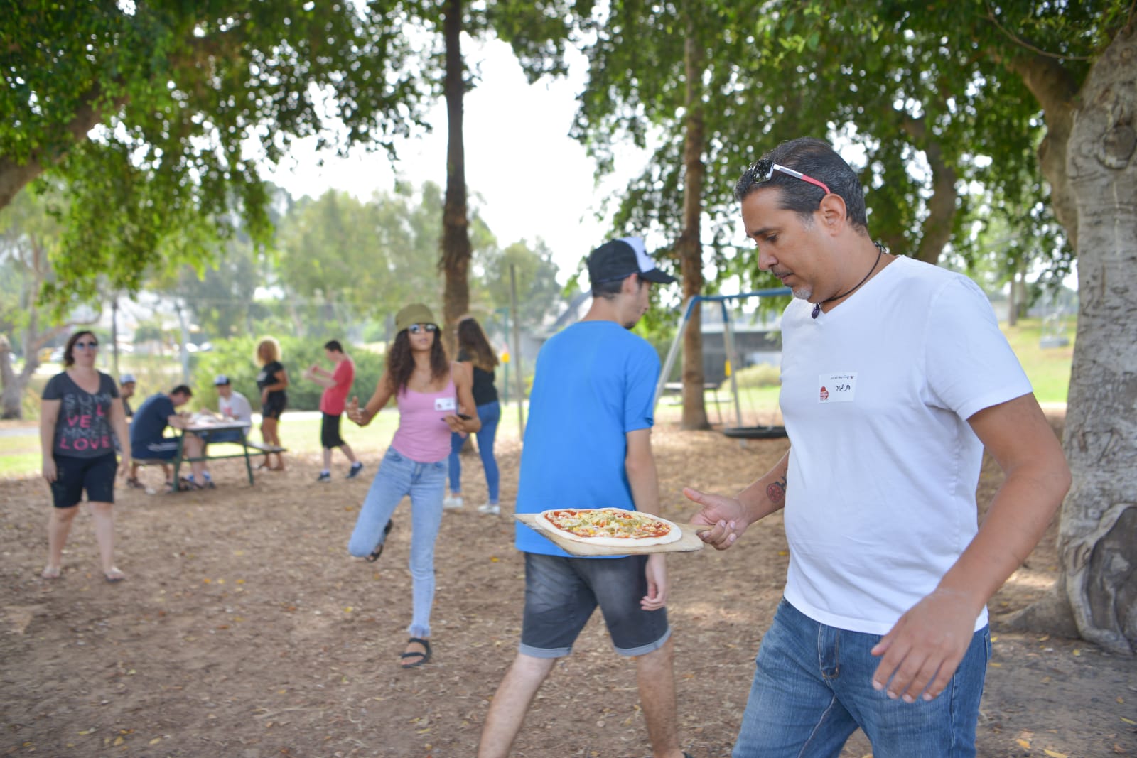 פיצה עם חניכי בית אקשטיין בטבע