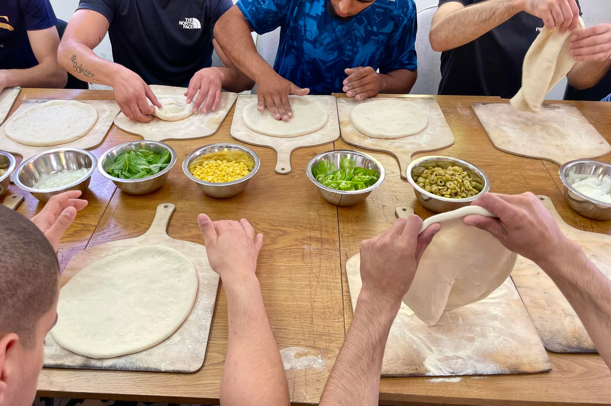 סדנת פיצה עם הרשות לשיקום האסיר