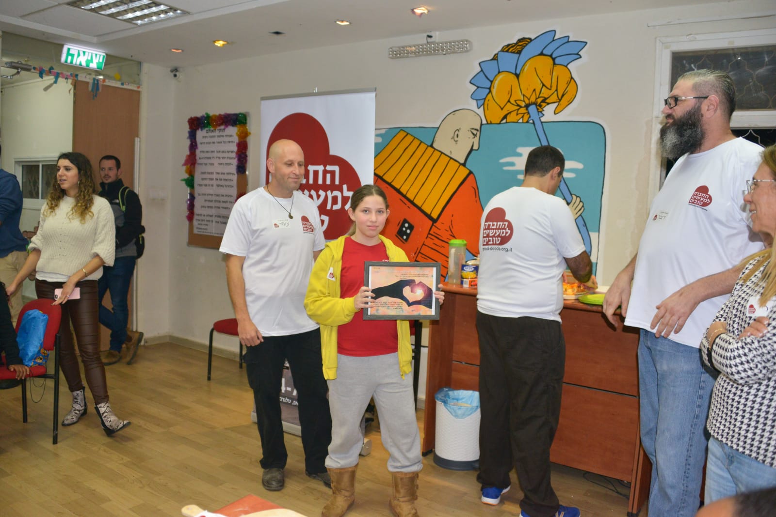 סדנת פיצה במרכז לנוער בסיכון