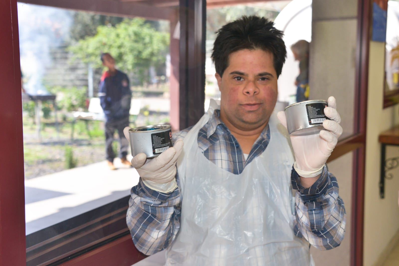 ארוחת המבורגרים במכללה לכישורי חיים