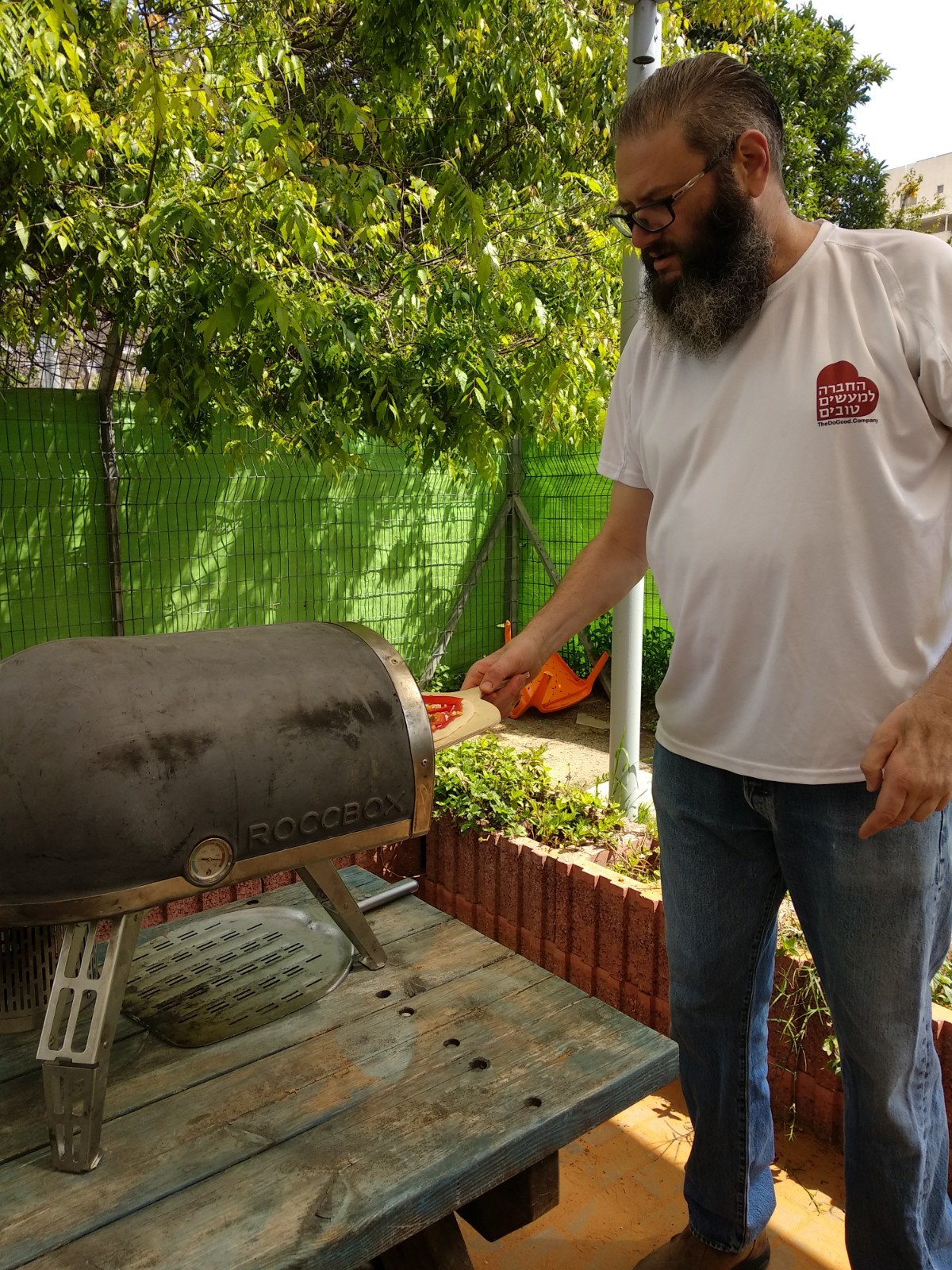סדנת פיצה עם חניכי כפר עופרים פ"ת