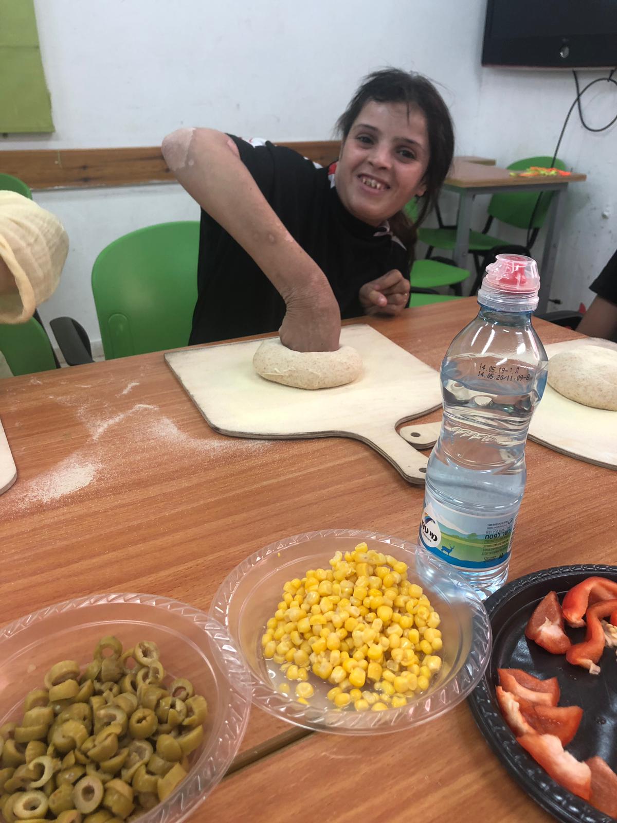 סדנת פיצה עם ילדי א"קים רמלה