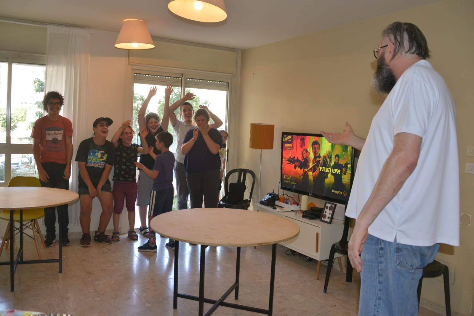 ילדי פרוייקט כפתור והשף צחי בוקששתר