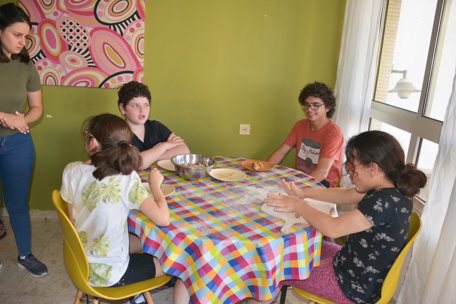 ילדי פרוייקט כפתור והשף צחי בוקששתר