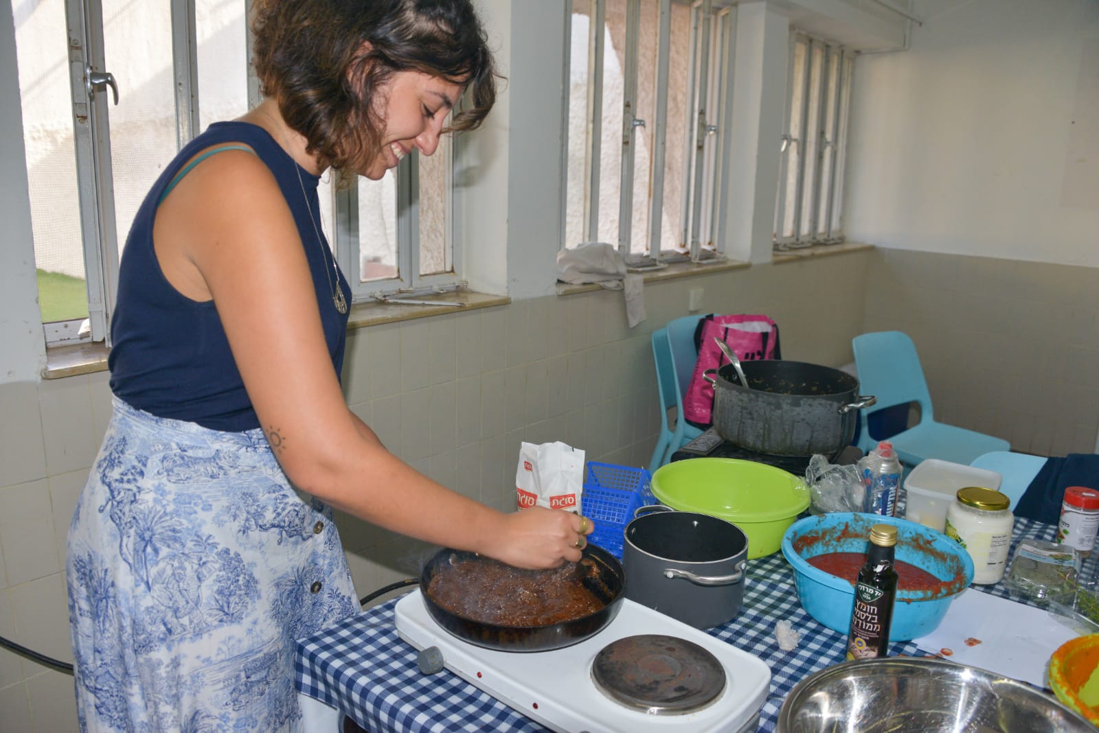 סדנת פסטה ואוכל איטלקי במחלקת הנוער