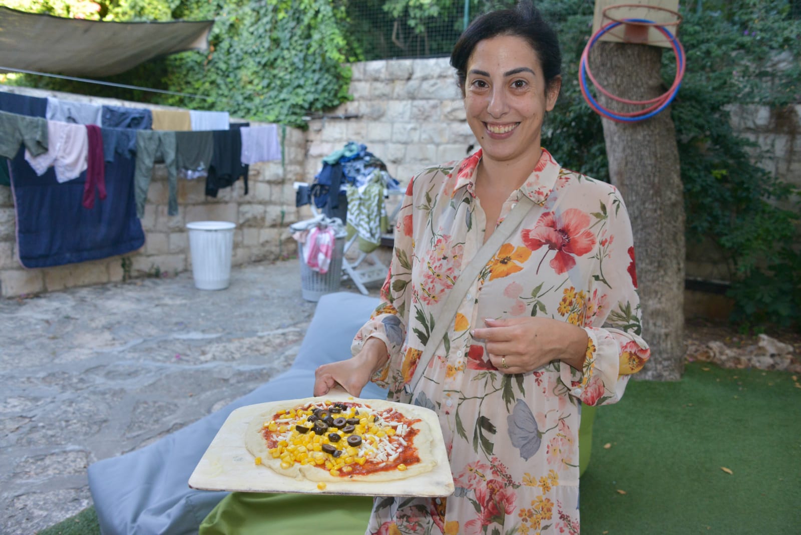 סדנת פיצה עם בוגרים אוטיסטים בבית אביב