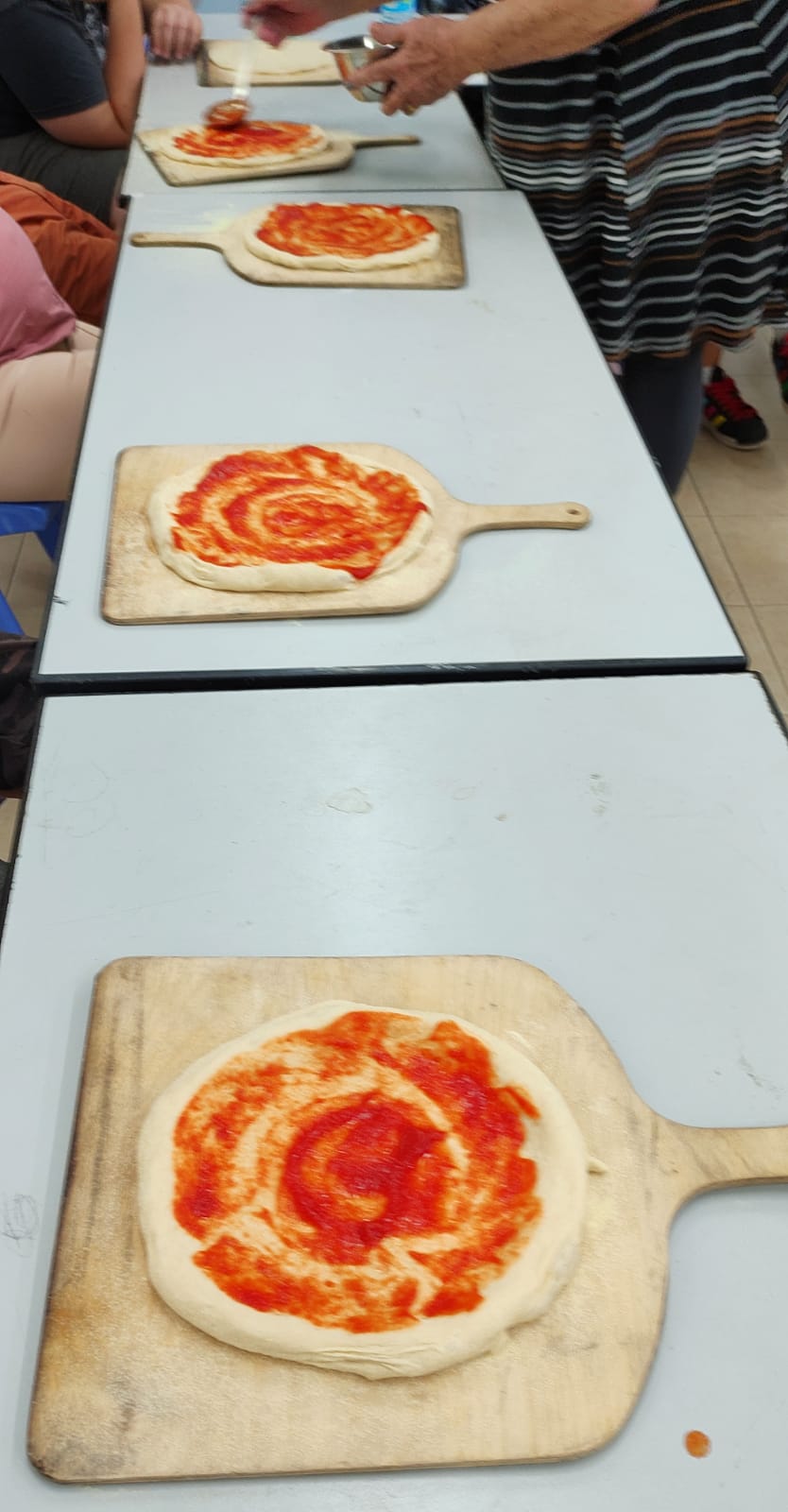 סדנת פיצה לילדי ביה"ס הראל בלוד