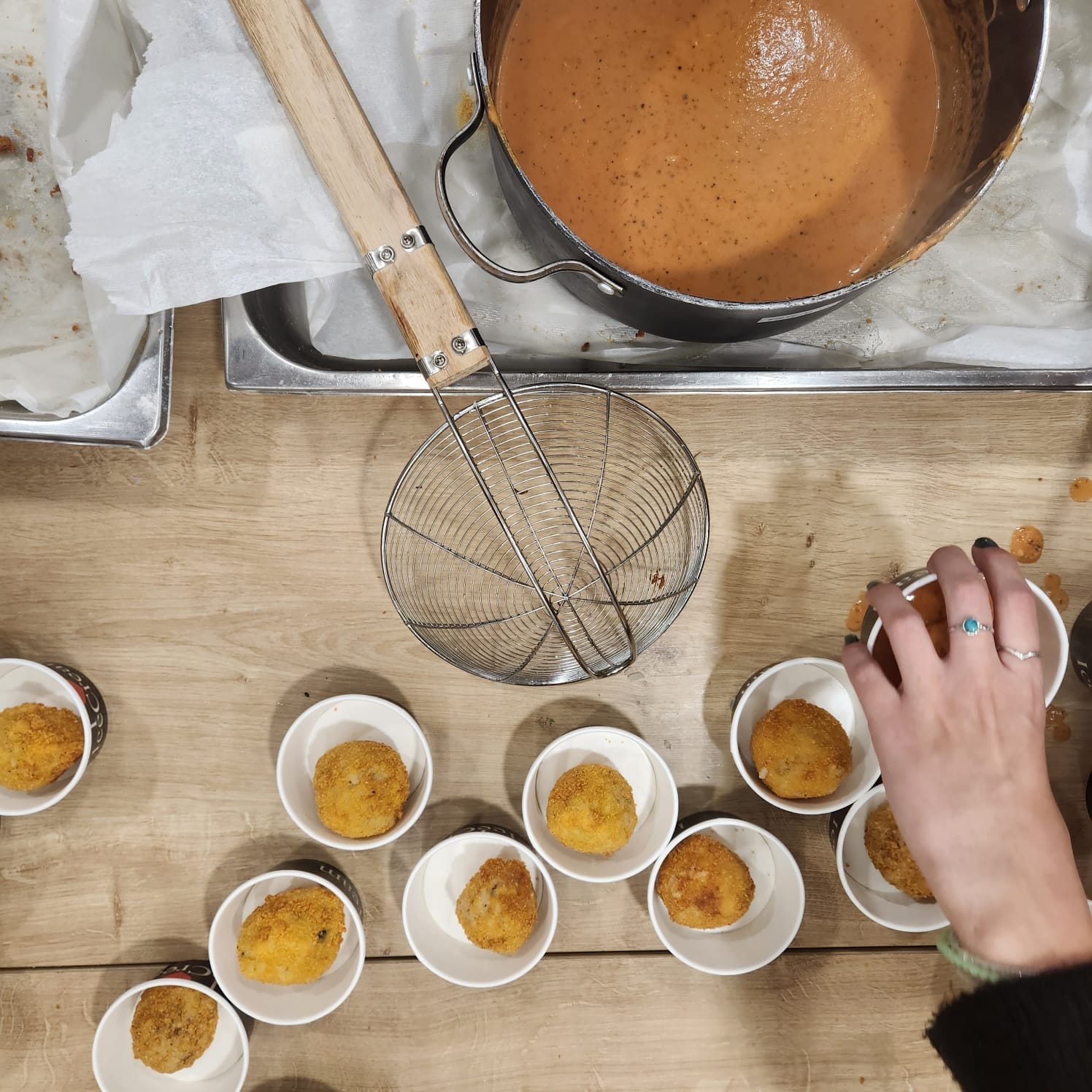 ארוחה איטלקית במחלקת הנוער בנס ציונה