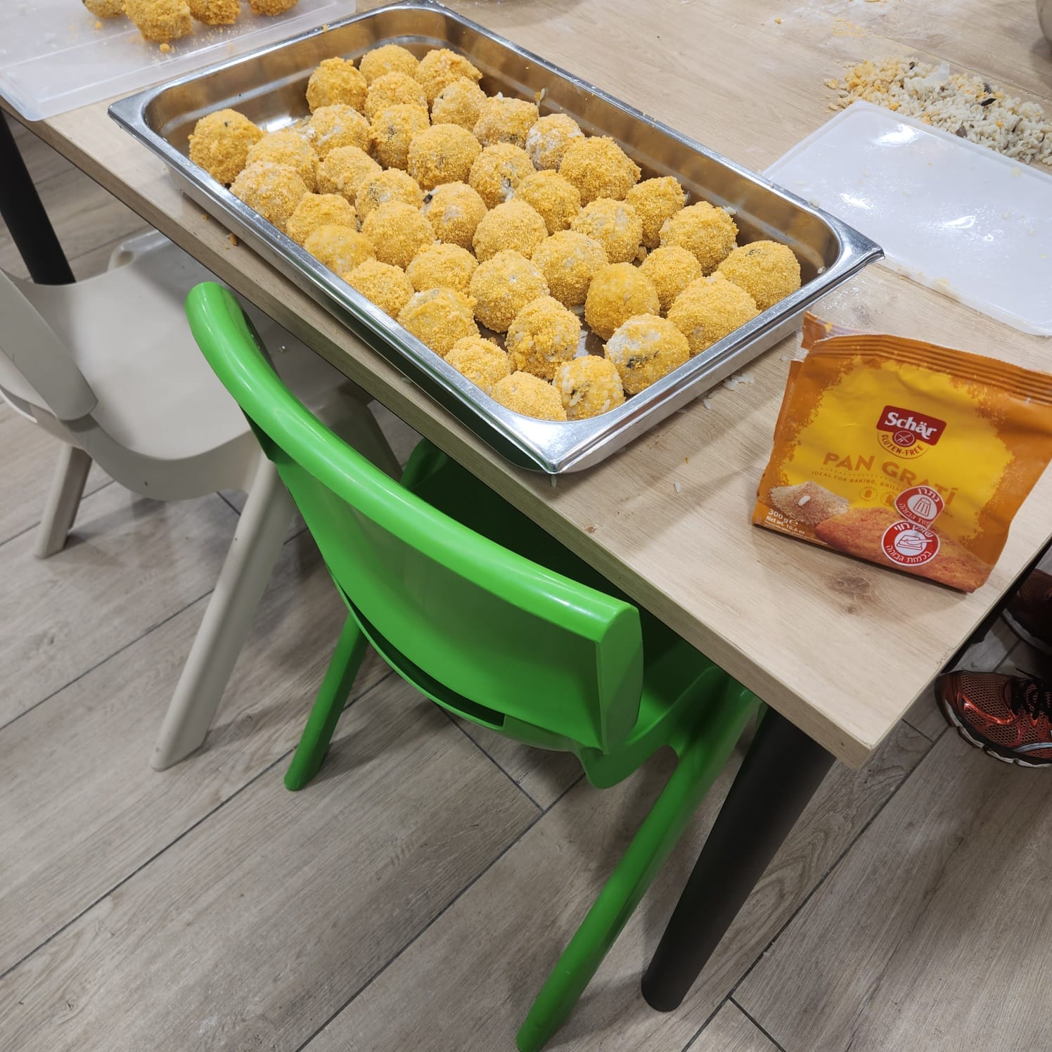 ארוחה איטלקית במחלקת הנוער בנס ציונה